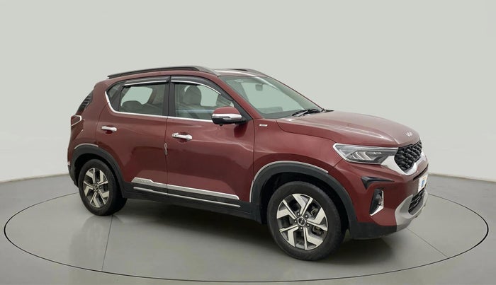 2021 KIA SONET HTX 1.0 IMT, Petrol, Manual, 38,181 km, Right Front Diagonal