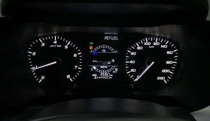 2021 Tata ALTROZ XZ PETROL, Petrol, Manual, 25,324 km, Odometer Image