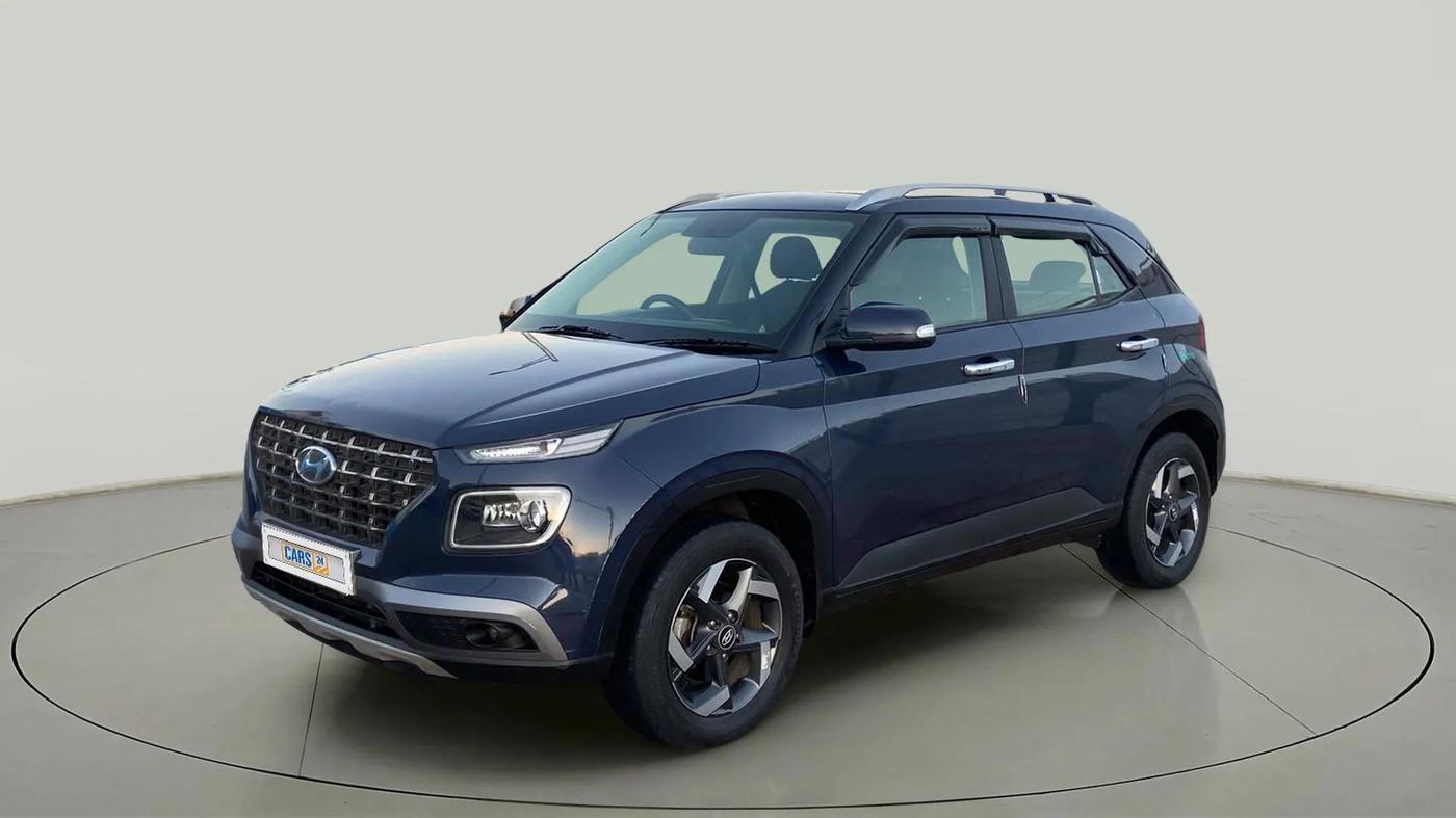 2021 Hyundai VENUE SX 1.0 TURBO IMT, Petrol, Manual, 97,732 km, Left Front Diagonal