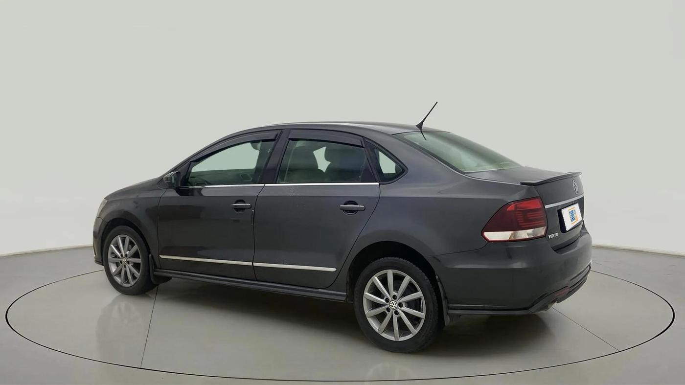 2021 Volkswagen Vento HIGHLINE PLUS 1.0L TSI AT, Petrol, Automatic, 17,398 km, Left Back Diagonal