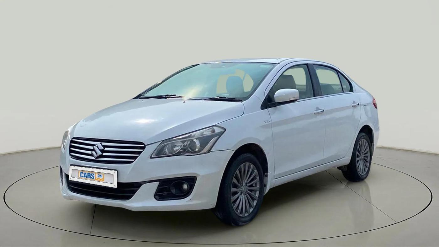 2015 Maruti Ciaz ZXI+, Petrol, Manual, 1,12,540 km, Left Front Diagonal