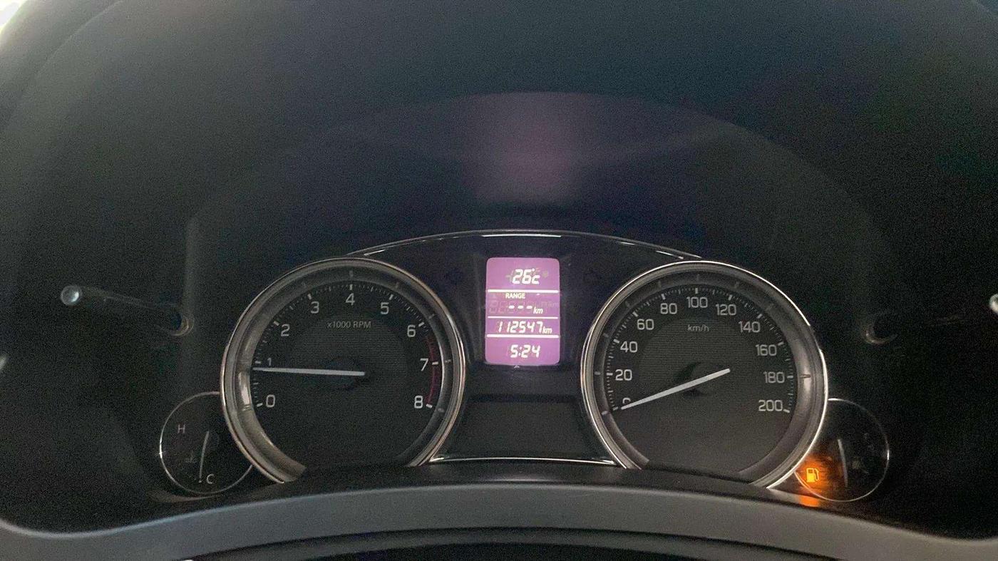2015 Maruti Ciaz ZXI+, Petrol, Manual, 1,12,540 km, Odometer Image