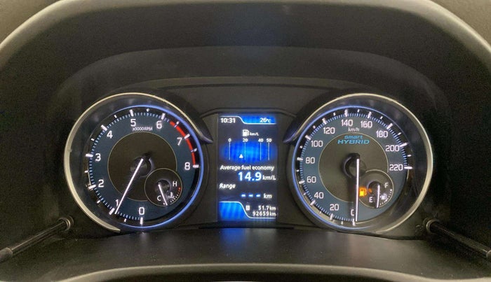 2020 Maruti Ertiga ZXI+ SHVS, Petrol, Manual, 92,612 km, Odometer Image