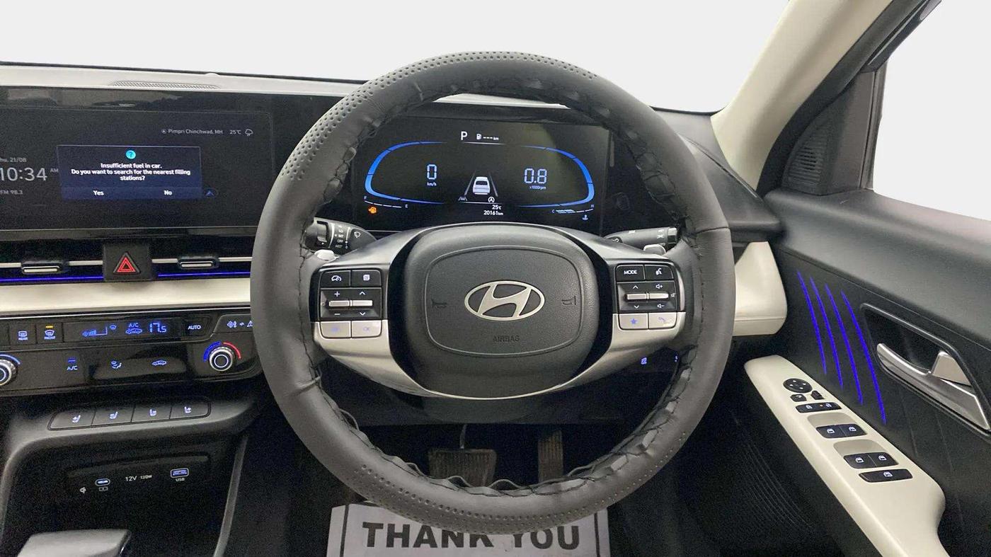 2023 Hyundai Verna SX(O) 1.5 MPI IVT , Petrol, Automatic, 20,304 km, Steering Wheel Close Up