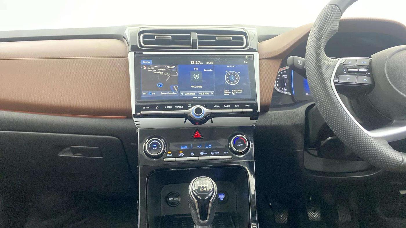 2023 Hyundai ALCAZAR PRESTIGE 1.5 TURBO PETROL MT 7STR, Petrol, Manual, 22,934 km, Air Conditioner
