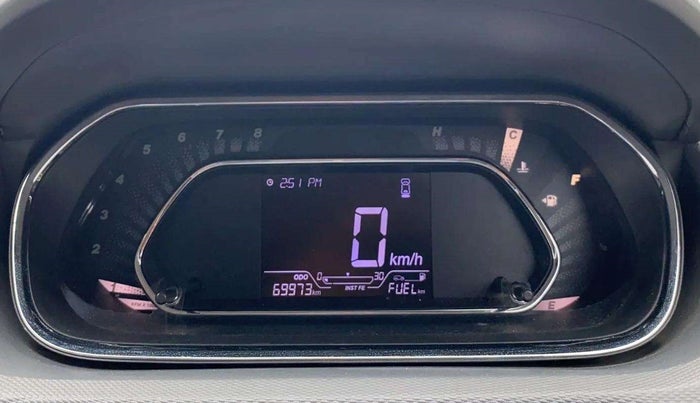 2021 Tata TIGOR XZ PETROL, Petrol, Manual, 69,948 km, Odometer Image