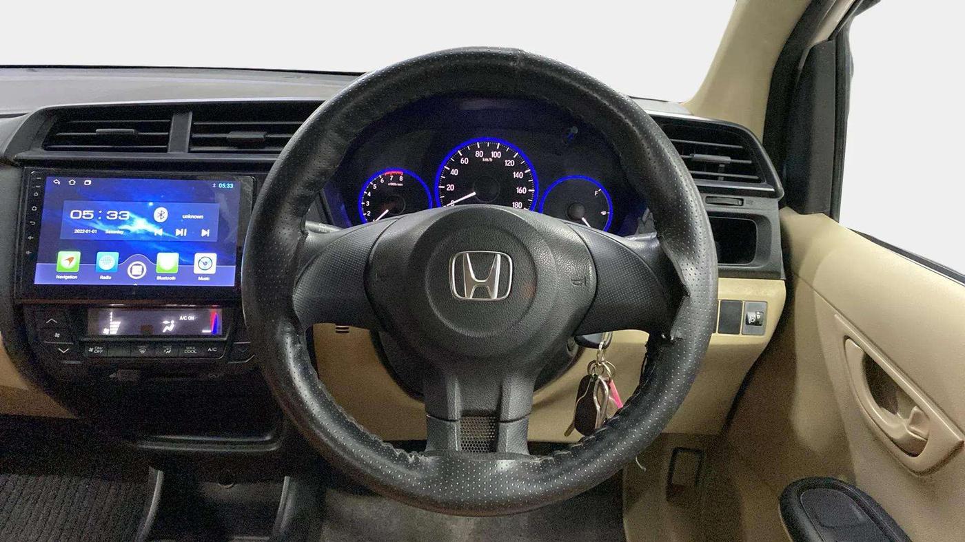 2017 Honda Amaze 1.2L I-VTEC E, Petrol, Manual, 43,215 km, Steering Wheel Close Up