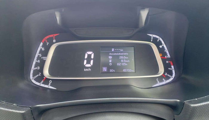 2020 KIA SONET HTX 1.0 IMT, Petrol, Manual, 45,693 km, Odometer Image