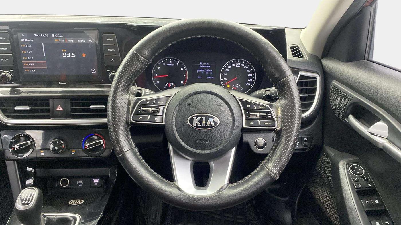 2020 KIA SELTOS HTK PLUS 1.5, Petrol, Manual, 59,497 km, Steering Wheel Close Up