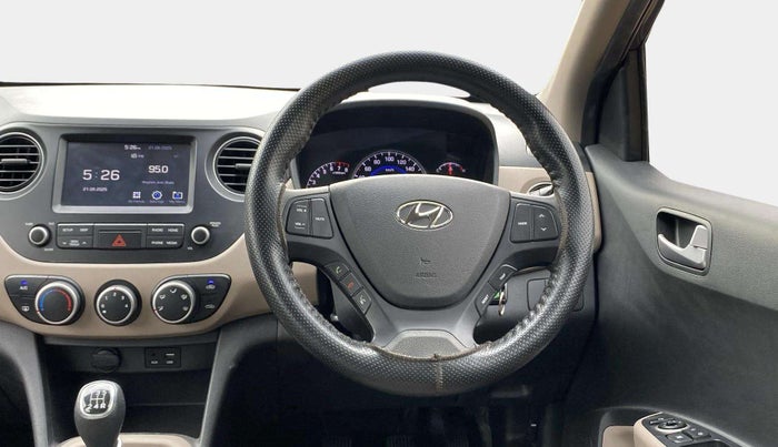 2018 Hyundai Grand i10 SPORTZ 1.2 KAPPA VTVT, Petrol, Manual, 55,095 km, Steering Wheel Close Up