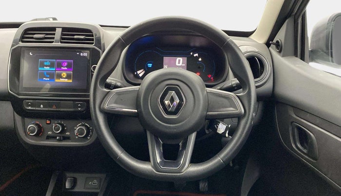 2021 Renault Kwid RXT 1.0 AMT (O), Petrol, Automatic, 30,572 km, Steering Wheel Close Up