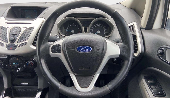 2014 Ford Ecosport TITANIUM 1.5L DIESEL (OPT), Diesel, Manual, 1,11,509 km, Steering Wheel Close Up