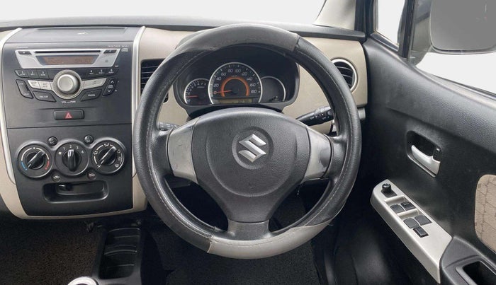 2015 Maruti Wagon R 1.0 VXI, Petrol, Manual, 60,778 km, Steering Wheel Close Up