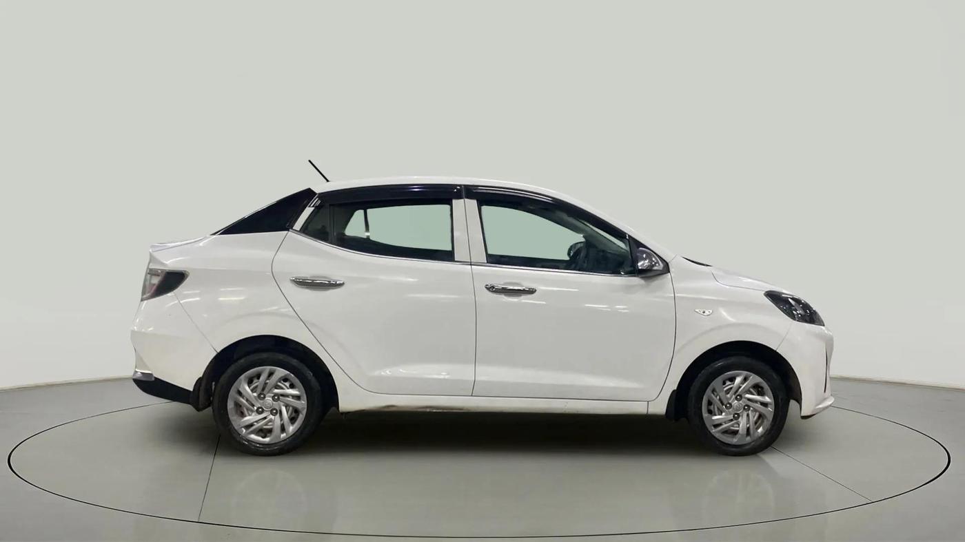 2022 Hyundai AURA E 1.2, Petrol, Manual, 54,532 km, Right Side View
