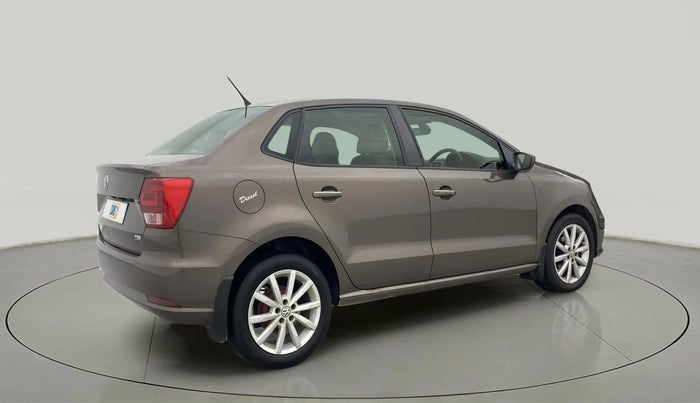 2018 Volkswagen Ameo HIGHLINE DSG 1.5 DIESEL , Diesel, Automatic, 1,27,242 km, Right Back Diagonal