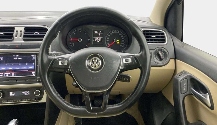 2018 Volkswagen Ameo HIGHLINE DSG 1.5 DIESEL , Diesel, Automatic, 1,27,242 km, Steering Wheel Close Up
