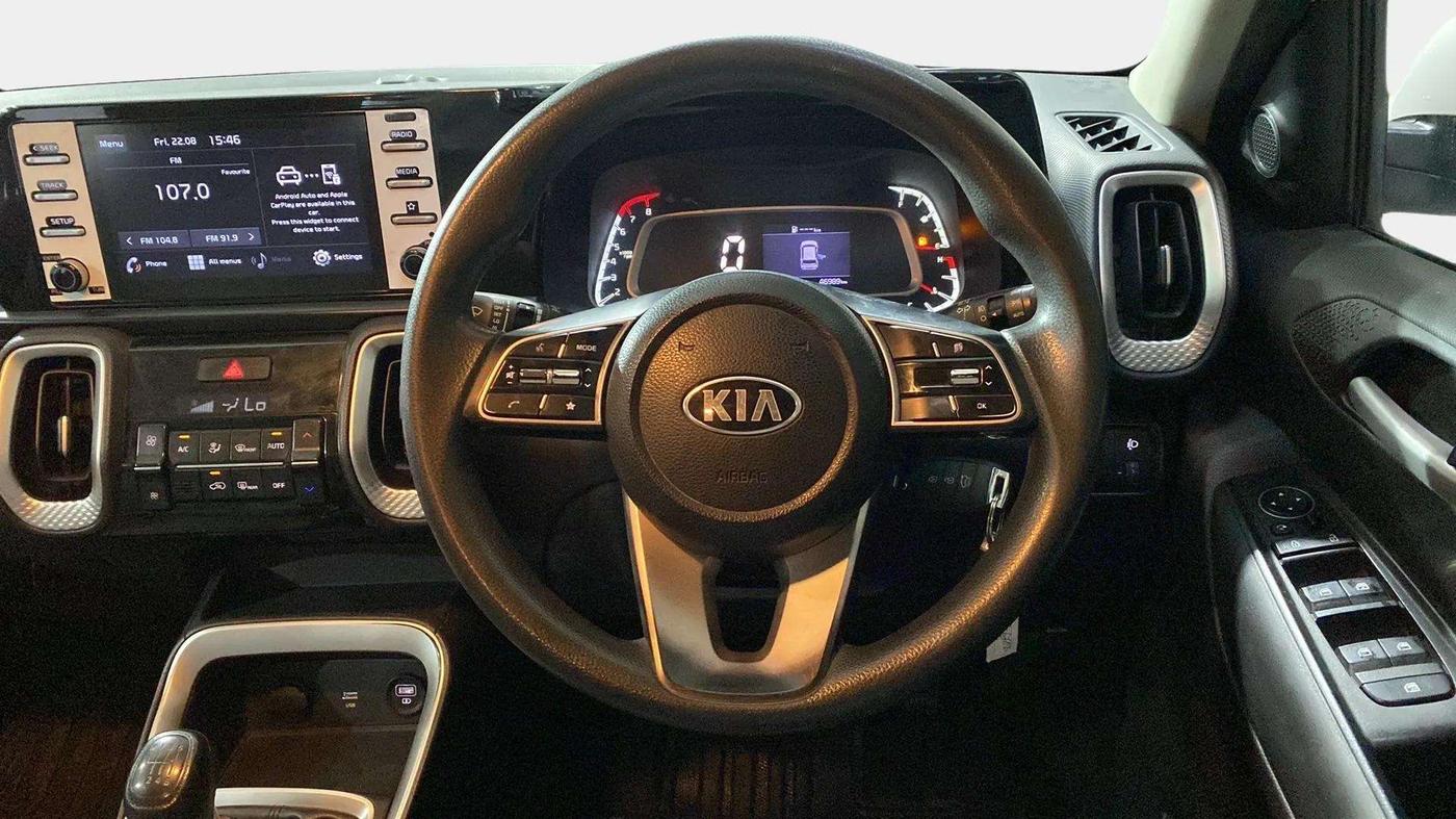 2020 KIA SONET HTK PLUS 1.0 IMT, Petrol, Manual, 47,119 km, Steering Wheel Close Up
