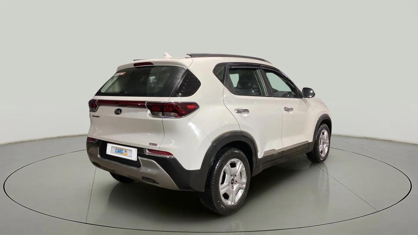 2020 KIA SONET HTK PLUS 1.0 IMT, Petrol, Manual, 47,119 km, Right Back Diagonal