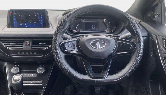 2022 Tata NEXON XZ PLUS PETROL DARK EDITION, Petrol, Manual, 15,501 km, Steering Wheel Close Up