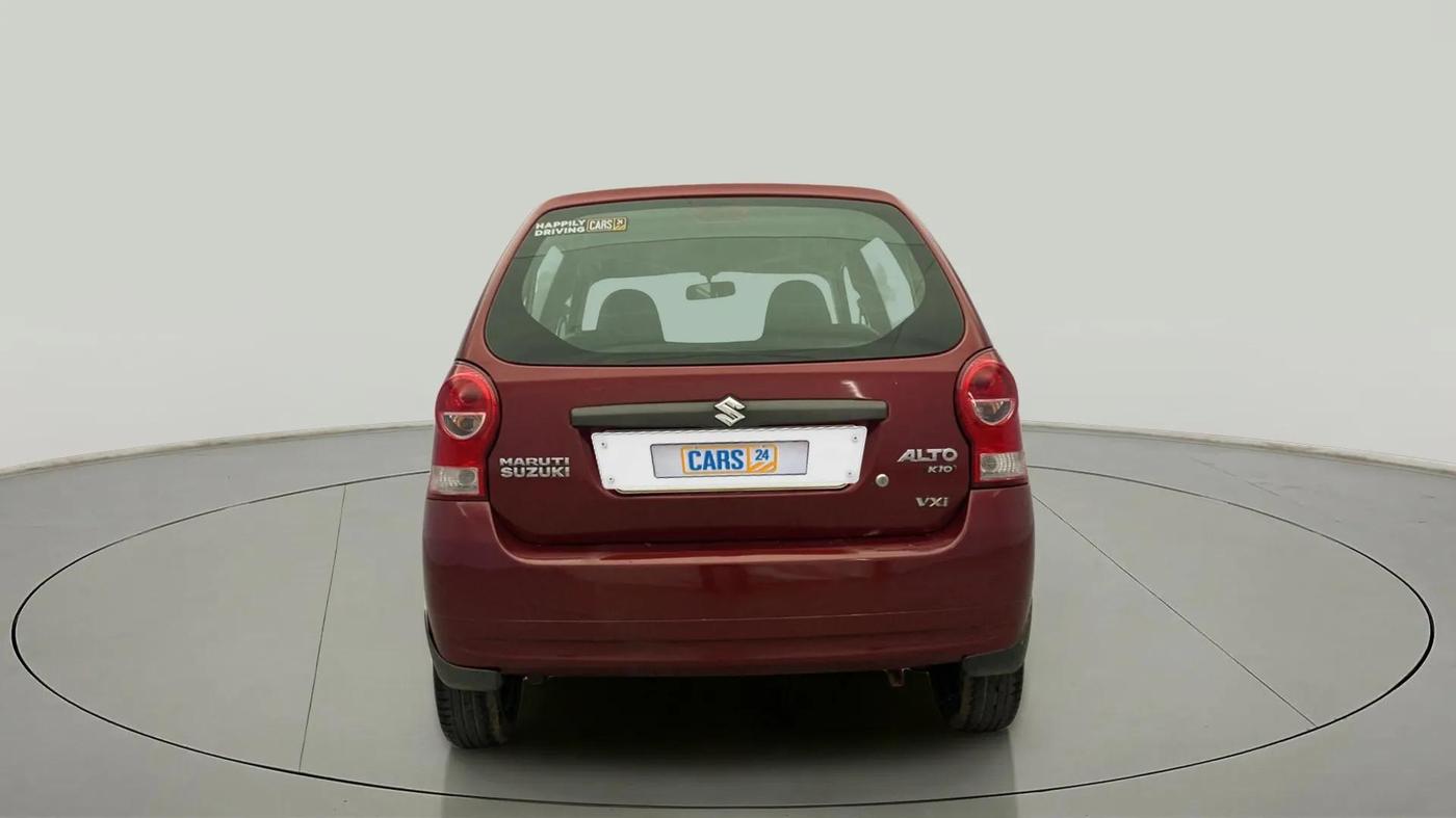 2014 Maruti Alto K10 VXI, Petrol, Manual, 69,885 km, Back/Rear