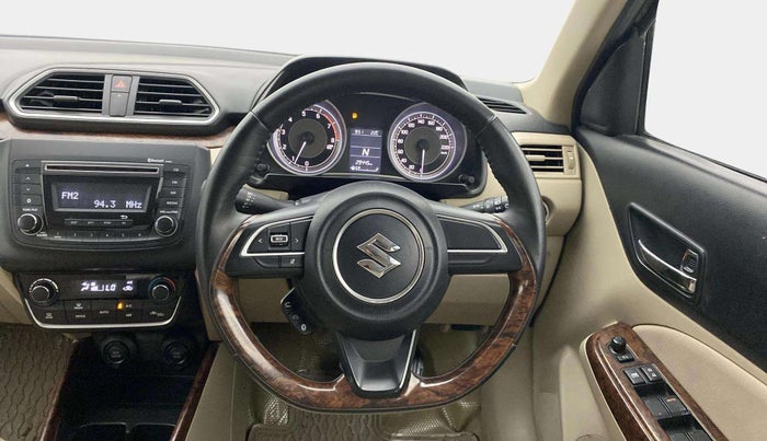 2017 Maruti Dzire ZXI AMT, Petrol, Automatic, 29,432 km, Steering Wheel Close Up