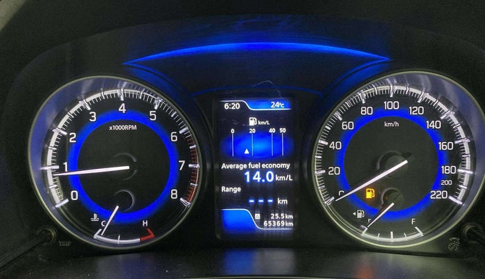 2021 Maruti Baleno ALPHA PETROL 1.2, Petrol, Manual, 65,344 km, Odometer Image