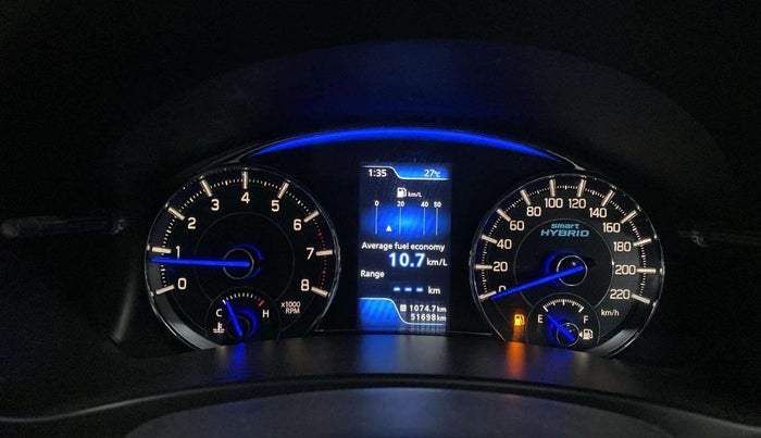 2019 Maruti Ciaz ALPHA 1.5 SHVS PETROL, Petrol, Manual, 51,661 km, Odometer Image