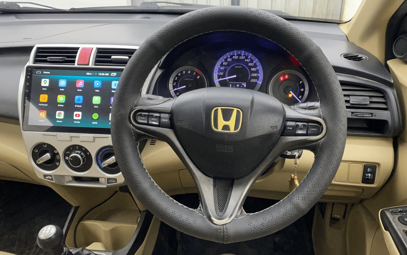 2012 Honda City 1.5L I-VTEC V MT, Petrol, Manual, 1,07,073 km, Steering Wheel Close Up