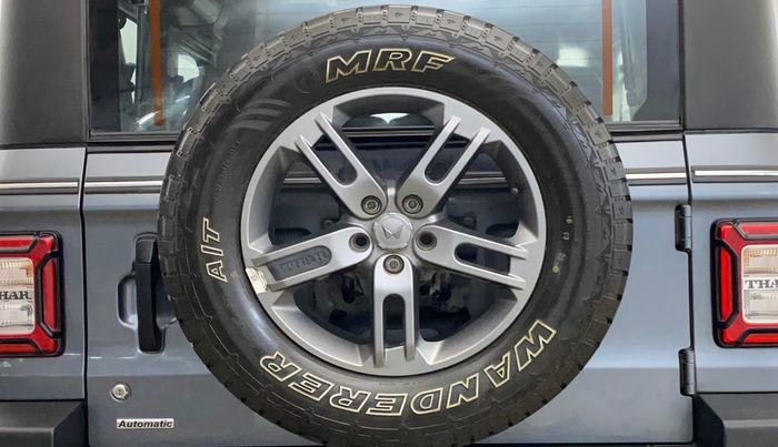 2023 Mahindra Thar LX PETROL HT 4WD AT, Petrol, Automatic, 33,973 km, Spare Tyre