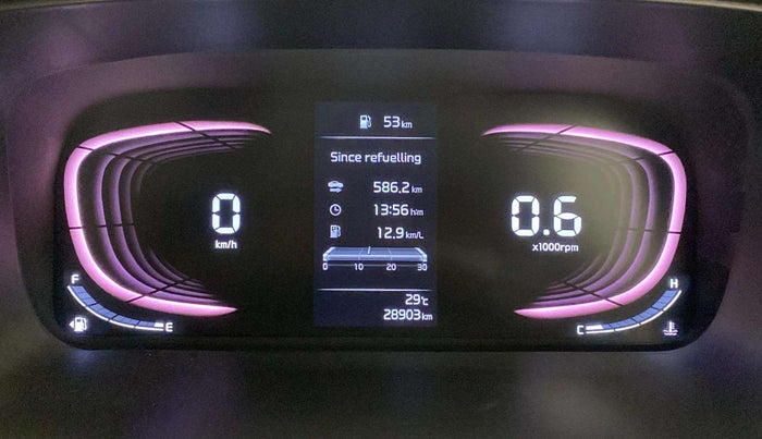 2022 KIA CARENS LUXURY PLUS 1.4 PETROL 7 STR, Petrol, Manual, 28,902 km, Odometer Image