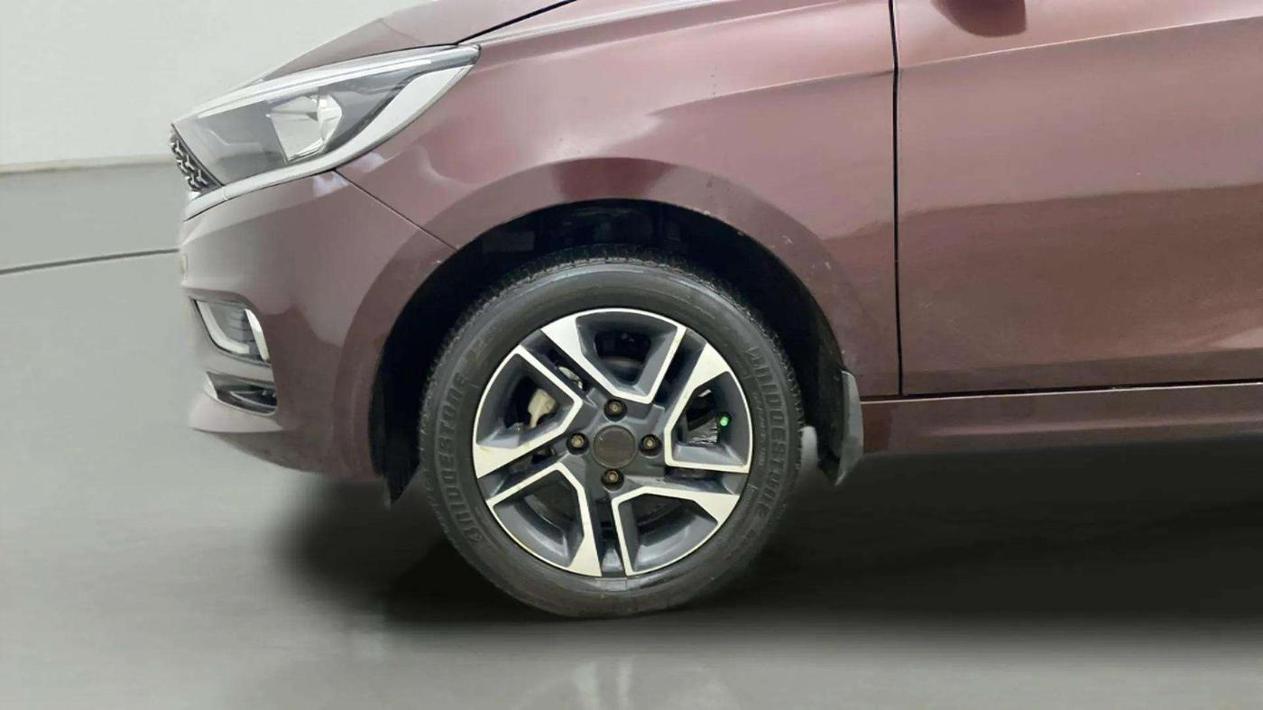 2021 Tata TIGOR XZ PLUS PETROL, Petrol, Manual, 44,902 km, Left Front Wheel