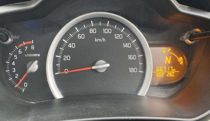 2017 Maruti Celerio ZXI AMT, Petrol, Automatic, 66,711 km, Odometer Image