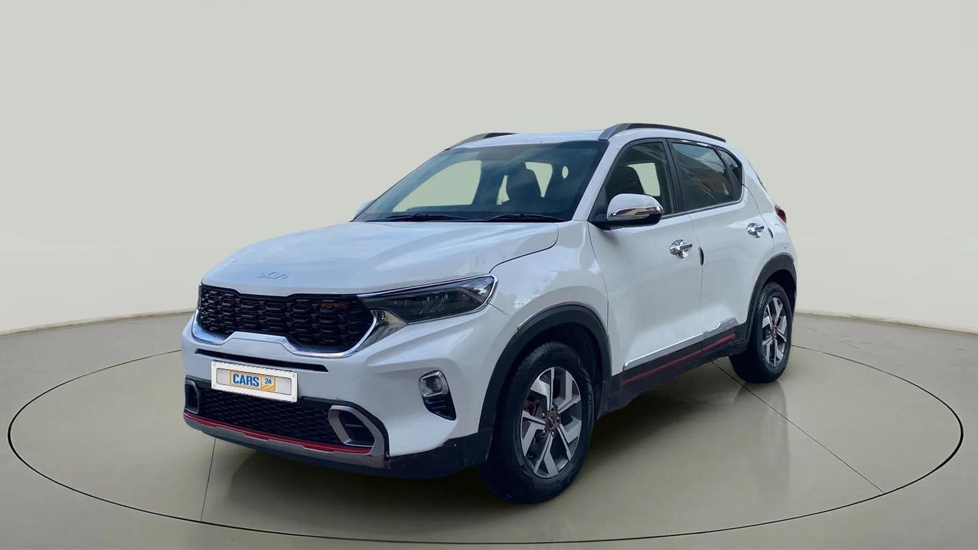 2022 KIA SONET GTX PLUS 1.0 IMT, Petrol, Manual, 31,479 km, Left Front Diagonal