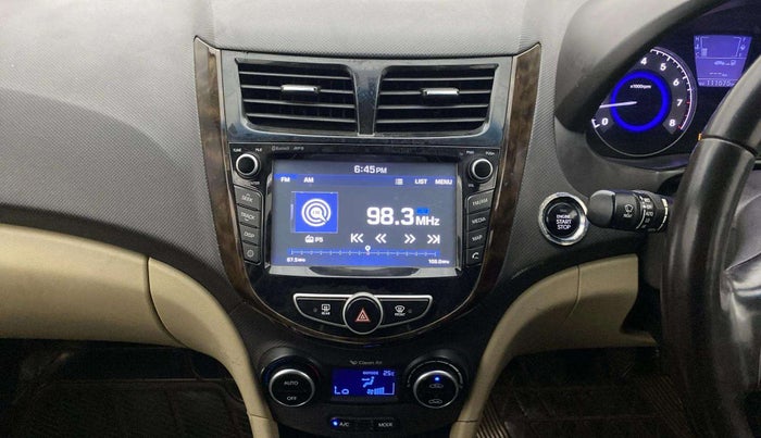 2017 Hyundai Verna 1.6 VTVT SX (O), Petrol, Manual, 1,11,595 km, Air Conditioner