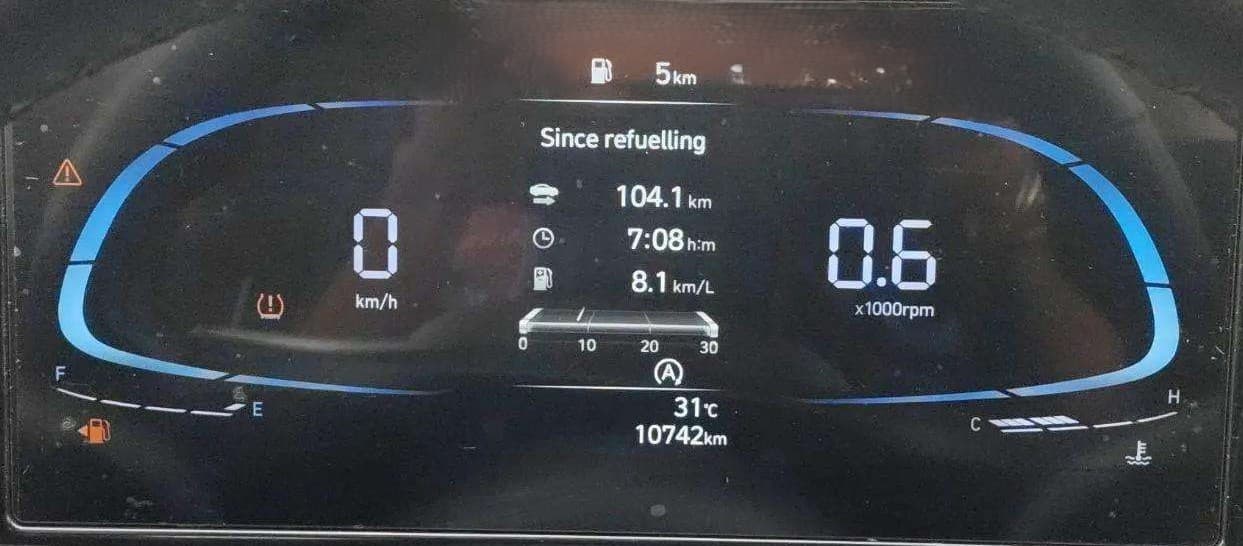 2024 Hyundai Verna SX 1.5 l MPI, Petrol, Manual, 10,741 km, Odometer Image