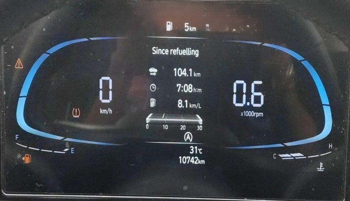 2024 Hyundai Verna SX 1.5 l MPI, Petrol, Manual, 10,741 km, Odometer Image