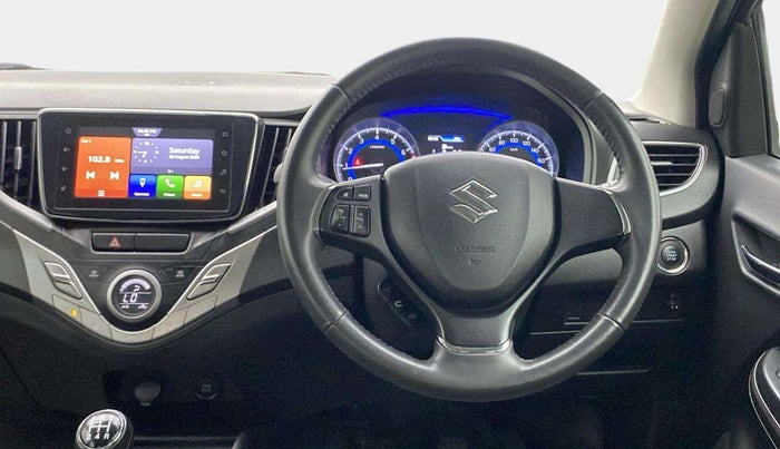 2021 Maruti Baleno ALPHA PETROL 1.2, Petrol, Manual, 1,02,186 km, Steering Wheel Close Up