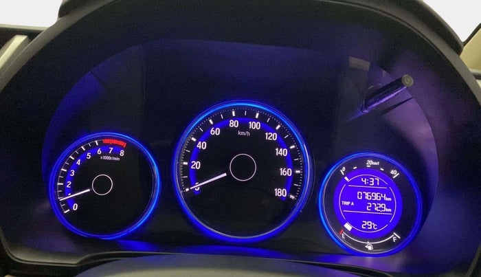 2016 Honda Amaze 1.2L I-VTEC VX, Petrol, Manual, 76,937 km, Odometer Image