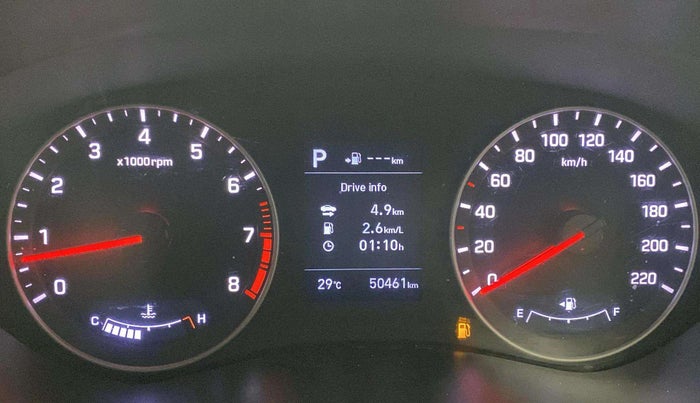 2019 Hyundai Elite i20 ASTA (O) CVT, Petrol, Automatic, 50,458 km, Odometer Image