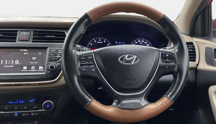 2019 Hyundai Elite i20 ASTA (O) CVT, Petrol, Automatic, 50,458 km, Steering Wheel Close Up