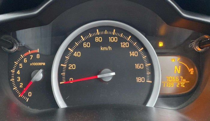 2016 Maruti Celerio ZXI AMT, Petrol, Automatic, 70,651 km, Odometer Image