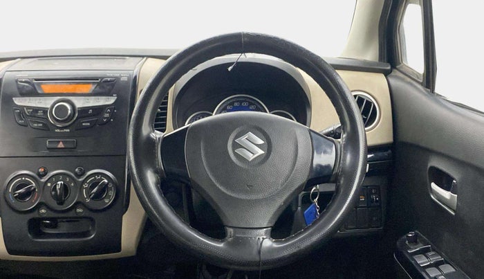 2017 Maruti Wagon R 1.0 VXI, Petrol, Manual, 51,806 km, Steering Wheel Close Up