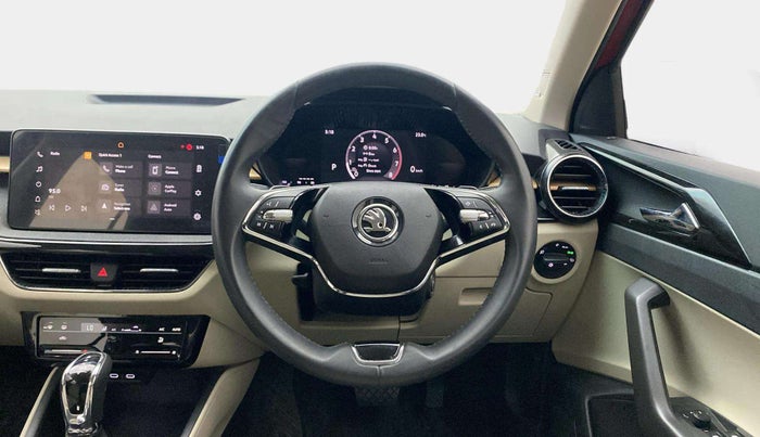 2024 Skoda SLAVIA STYLE 1.0L TSI AT, Petrol, Automatic, 16,486 km, Steering Wheel Close Up