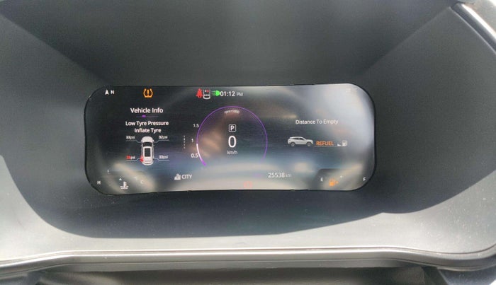 2024 Tata Harrier FEARLESS DUAL TONE AT, Diesel, Automatic, 25,537 km, Odometer Image