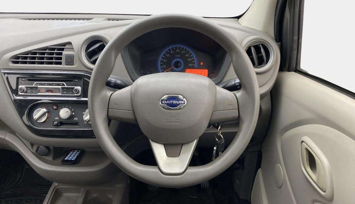 2016 Datsun Redi Go S, Petrol, Manual, 57,666 km, Steering Wheel Close Up
