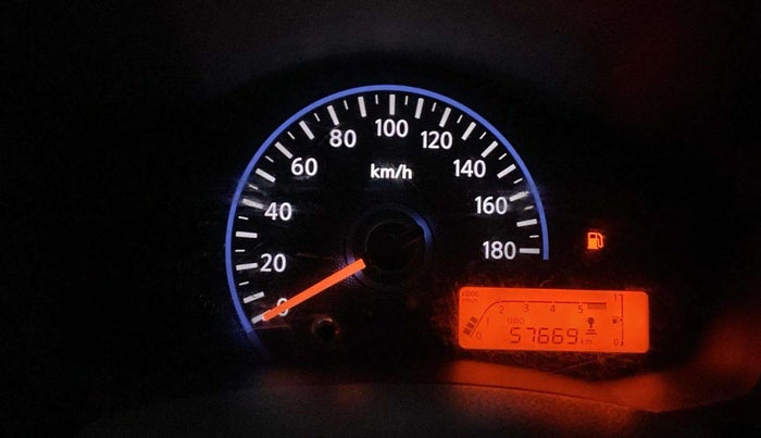 2016 Datsun Redi Go S, Petrol, Manual, 57,666 km, Odometer Image