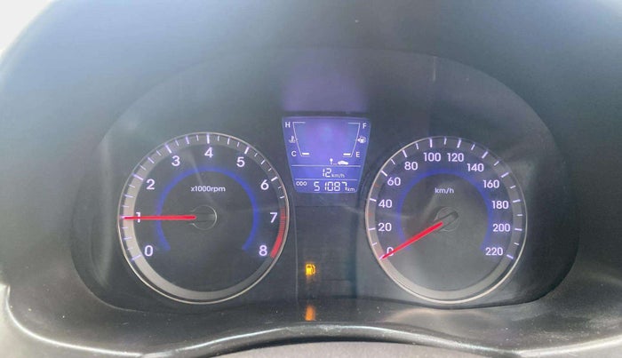 2014 Hyundai Verna FLUIDIC 1.6 VTVT SX, Petrol, Manual, 51,075 km, Odometer Image