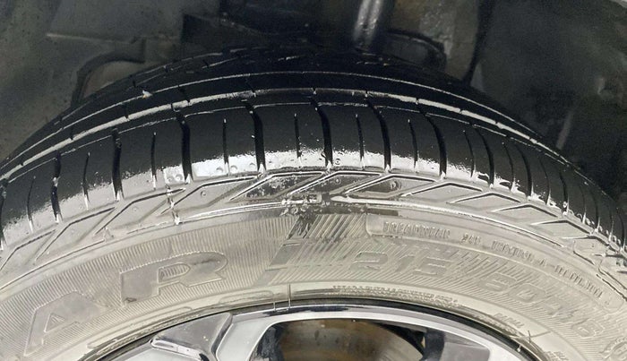 2023 Tata NEXON XZA PLUS LUX SUNROOF KAZIRANGA PETROL, Petrol, Automatic, 17,408 km, Left Front Tyre Tread