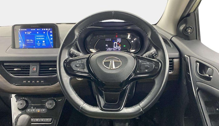 2023 Tata NEXON XZA PLUS LUX SUNROOF KAZIRANGA PETROL, Petrol, Automatic, 17,408 km, Steering Wheel Close Up