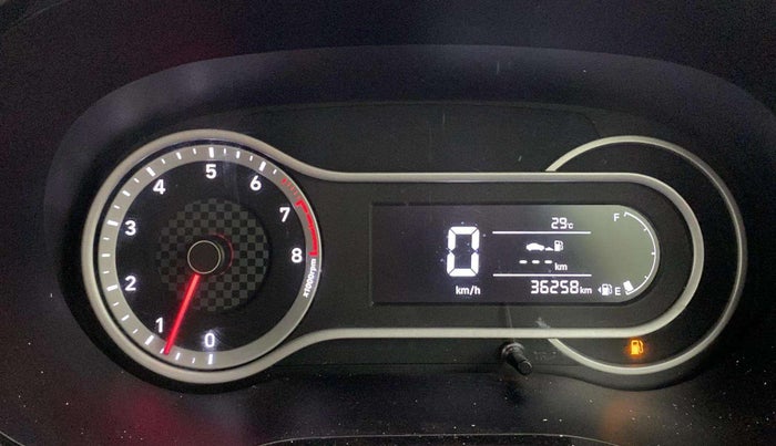 2022 Hyundai GRAND I10 NIOS SPORTZ 1.2 KAPPA VTVT, Petrol, Manual, 36,254 km, Odometer Image